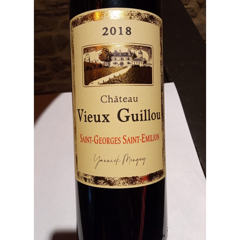 Coffret cadeau vin Bordeaux St-Georges St-Emilion Vieux Guillou