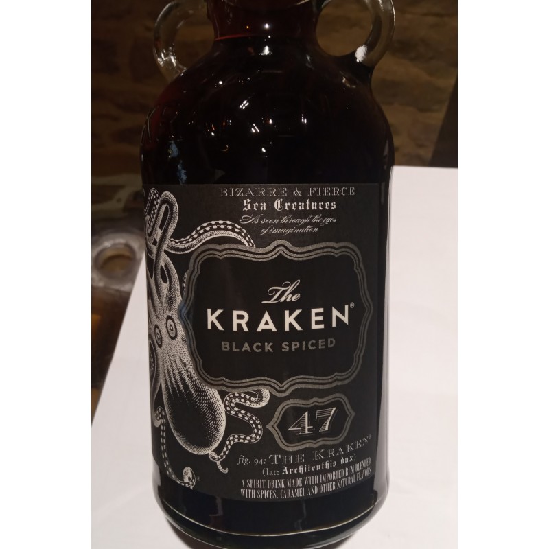 The Kraken Black Spiced 47 Rhum - caviste Lyon 2 eme